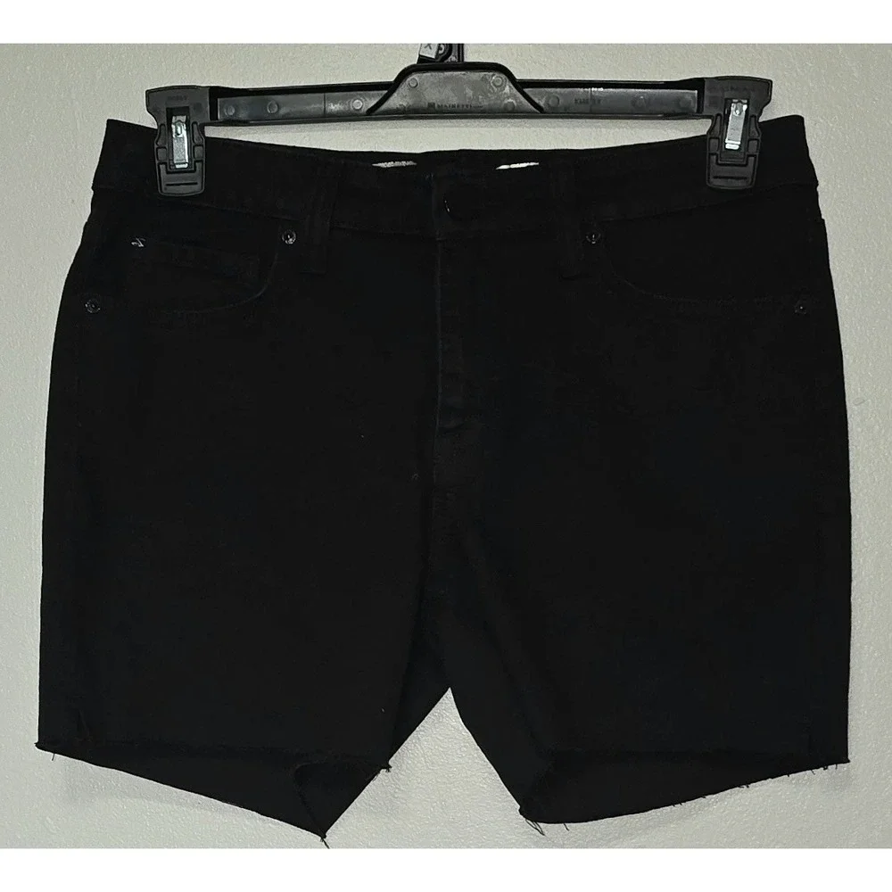 Seven‎ 7 Jean Shorts Womens Size 6 31x5 Distressed Denim Weekend Shorts Stretchy - Picture 2 of 9